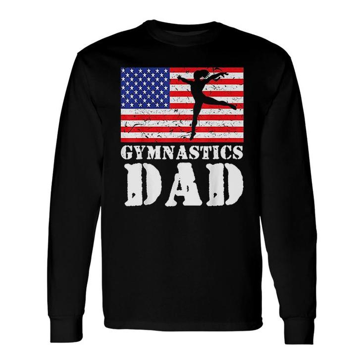 Usa American Gymnastics Dad Long Sleeve T-Shirt T-Shirt