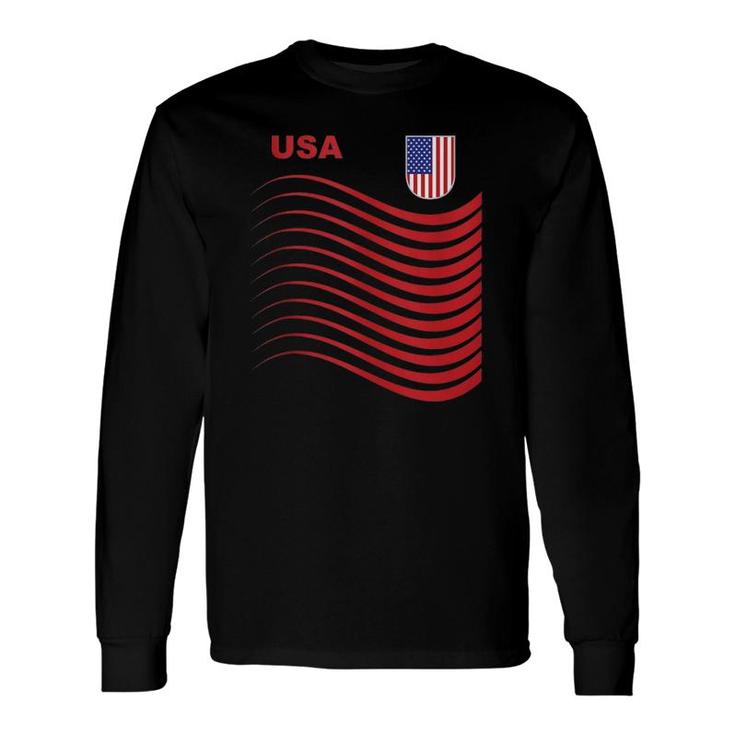 Usa Basketball Jersey United States Basketball Long Sleeve T-Shirt T-Shirt