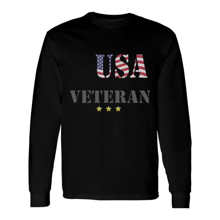 Usa Veteran Long Sleeve T-Shirt T-Shirt