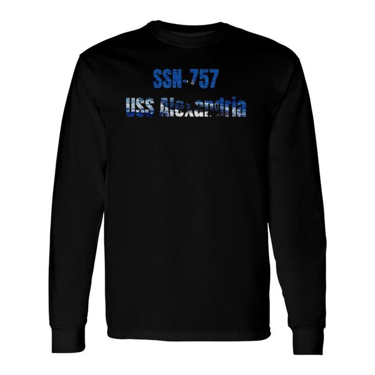 Uss Alexandria Ssn-757 Navy Sailor Veteran Long Sleeve T-Shirt T-Shirt