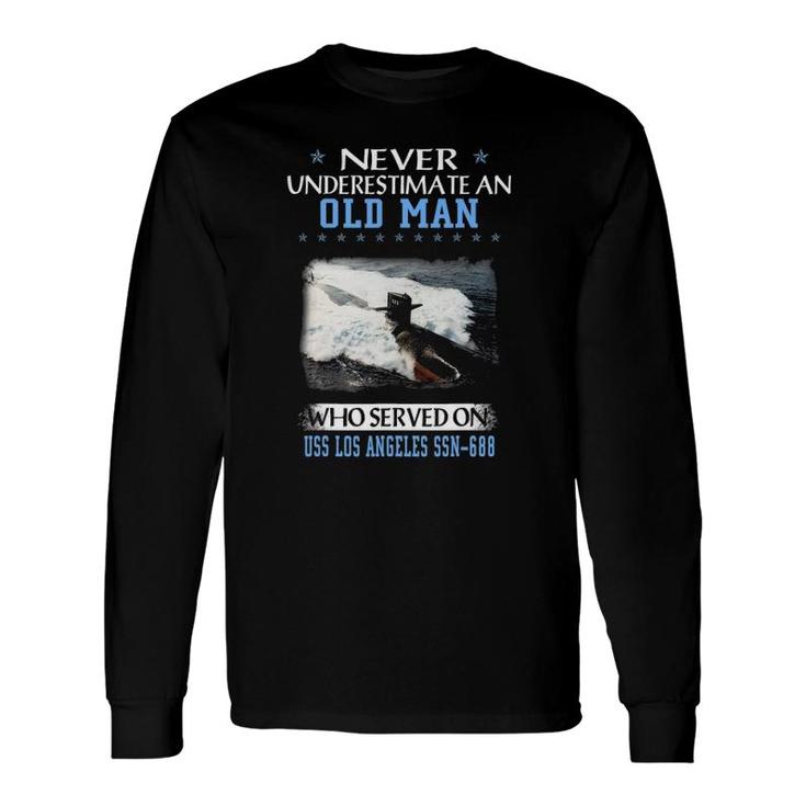 Uss Los Angeles Ssn 688 Submarine Veterans Day Father's Day Long Sleeve T-Shirt T-Shirt