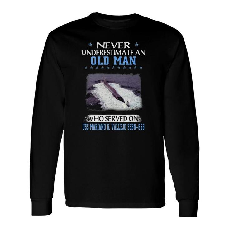 Uss Mariano G Vallejo Ssbn-658 Submarine Veteran Father Day Long Sleeve T-Shirt T-Shirt