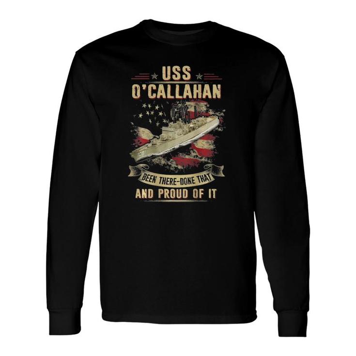 Uss O'callahan Ff-1051 Us Navy Long Sleeve T-Shirt T-Shirt