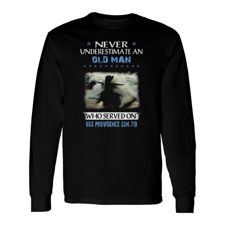 Uss Providence Ssn-719 Submarine Veterans Day Father Day Long Sleeve T-Shirt T-Shirt