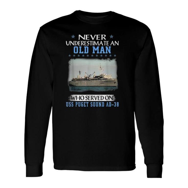 Uss Puget Sound Ad 38 Veteran's Day Father's Day Long Sleeve T-Shirt T-Shirt