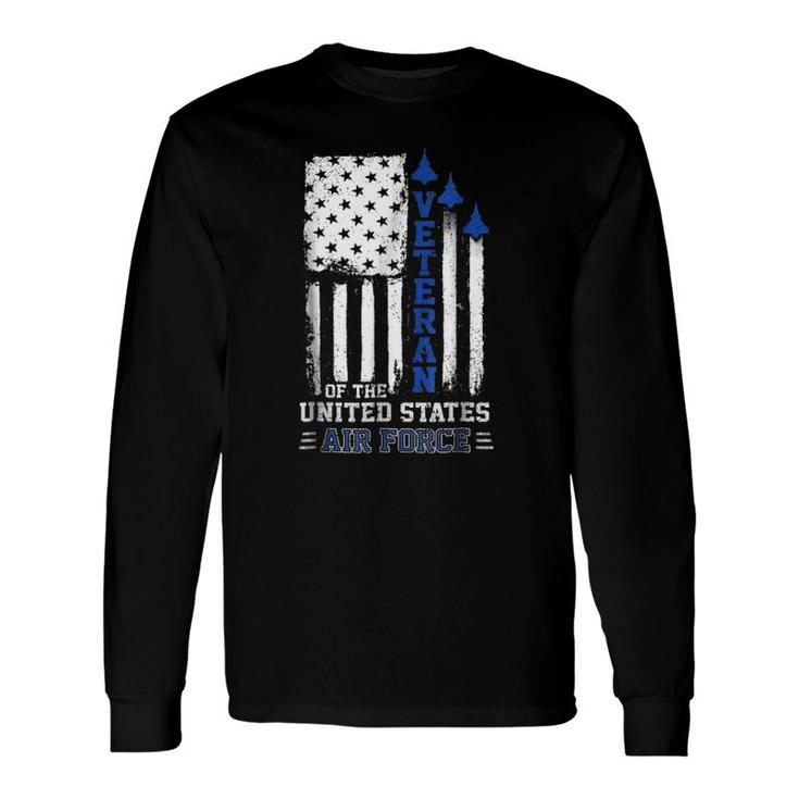 Veteran Us Air Force American Flag Veterans Long Sleeve T-Shirt T-Shirt
