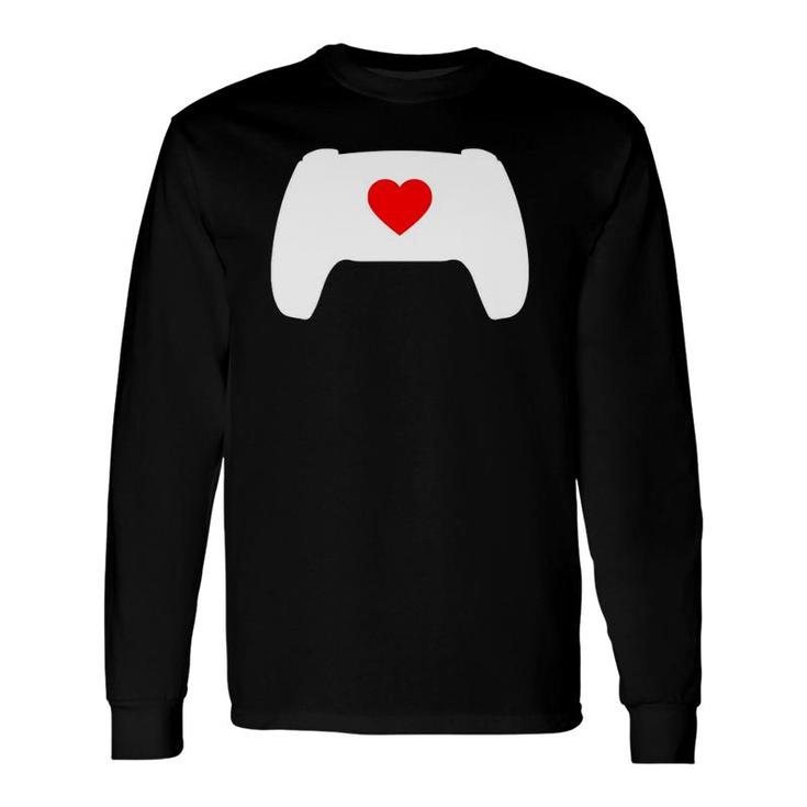 Video Game Controller Heart Gamer Valentine's Day Long Sleeve T-Shirt T-Shirt