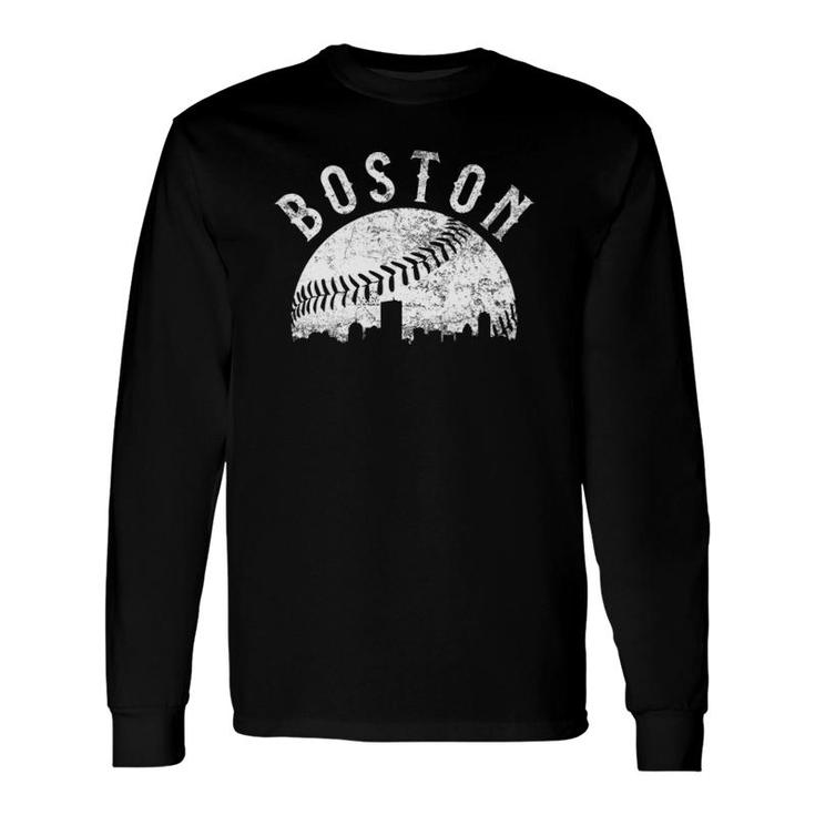 Vintage Boston Baseball Long Sleeve T-Shirt T-Shirt
