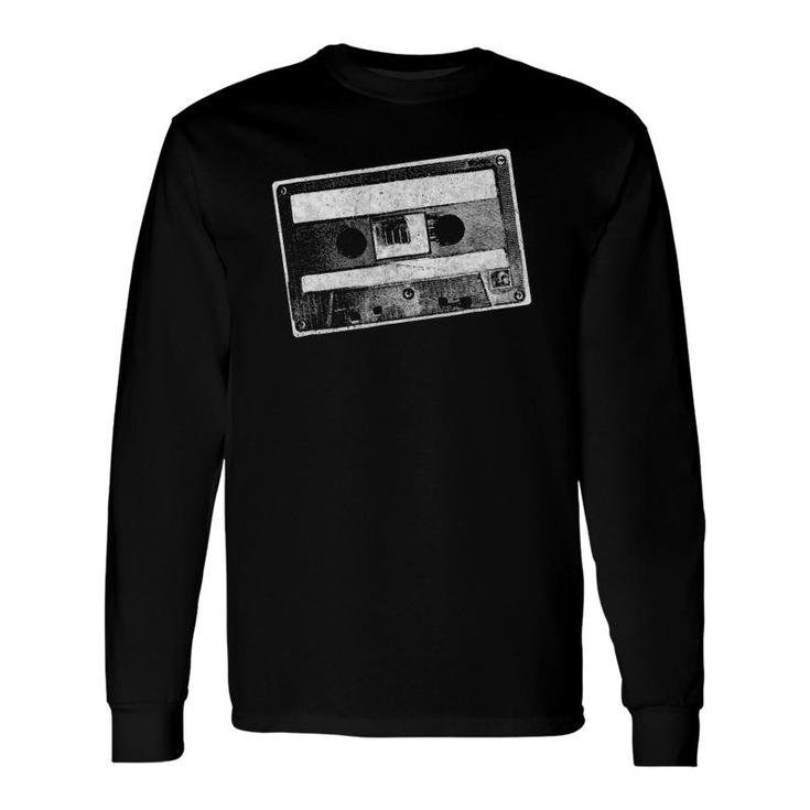 Vintage Cassette Tape Cool Trendy Retro Long Sleeve T-Shirt