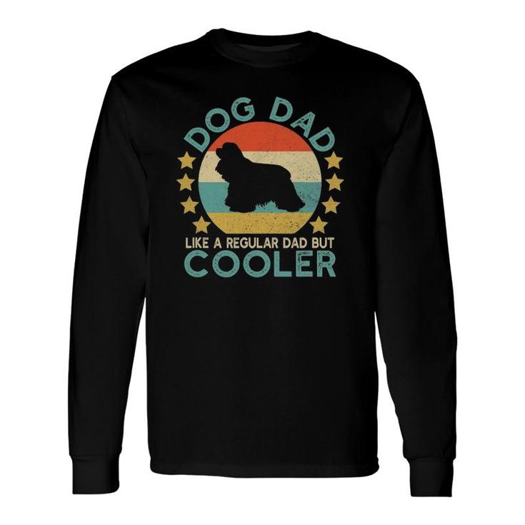 Vintage Cocker Spaniel Dog Dad For Owner Long Sleeve T-Shirt T-Shirt