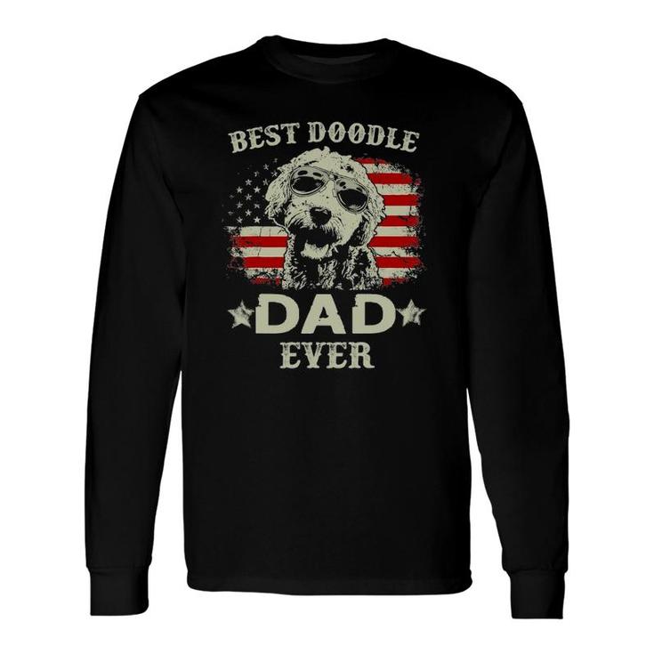Vintage Father's Day Tee Best Doodle Dad Ever Long Sleeve T-Shirt T-Shirt