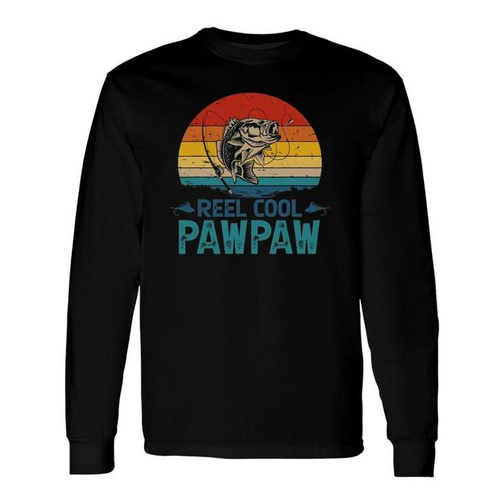 Vintage Fishing Reel Cool Pawpaw Grandpa Paw Paw Father's Day Long Sleeve T-Shirt T-Shirt