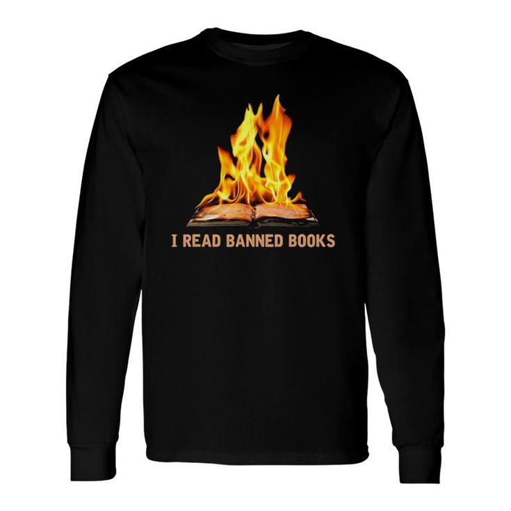 Vintage I Read Banned Books Book Lovers And Long Sleeve T-Shirt