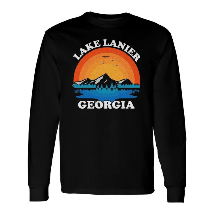 Vintage Vacation Retro Georgia Lake Lanier Long Sleeve T-Shirt T-Shirt