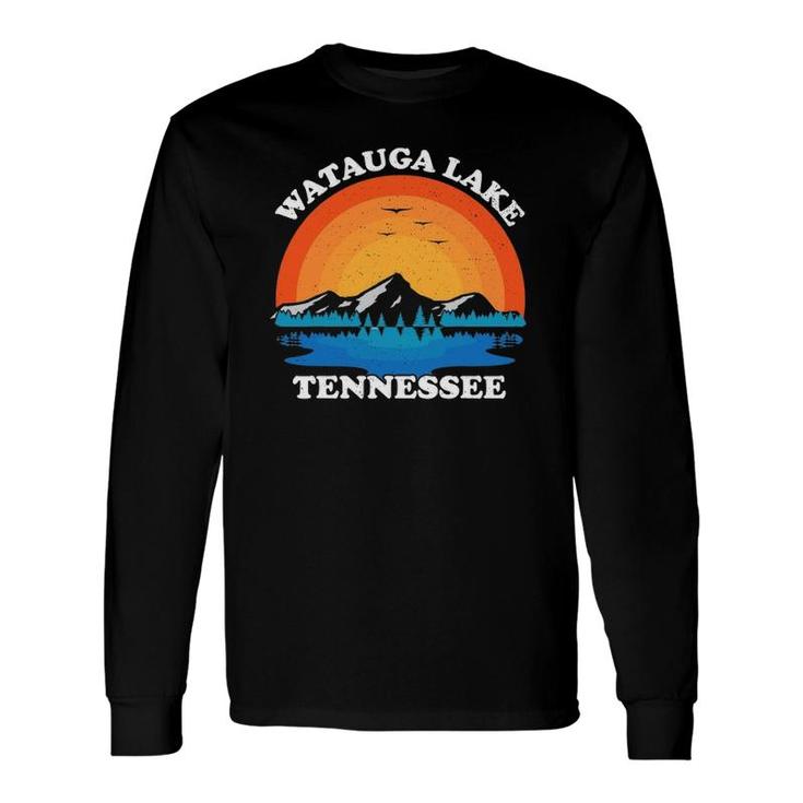 Vintage Vacation Retro Tennessee Watauga Lake Long Sleeve T-Shirt T-Shirt