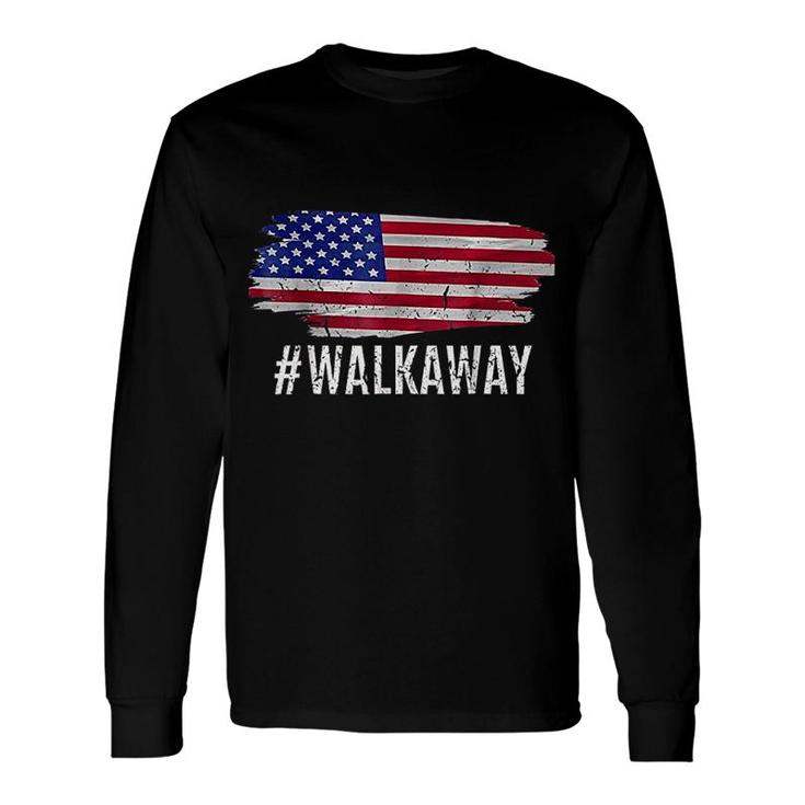 Walkaway Hashtag Walk Away Movement Long Sleeve T-Shirt T-Shirt