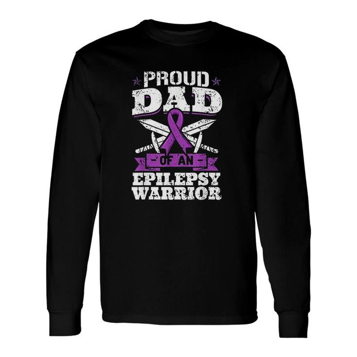 Warrior Dad Proud Awareness Month Long Sleeve T-Shirt T-Shirt