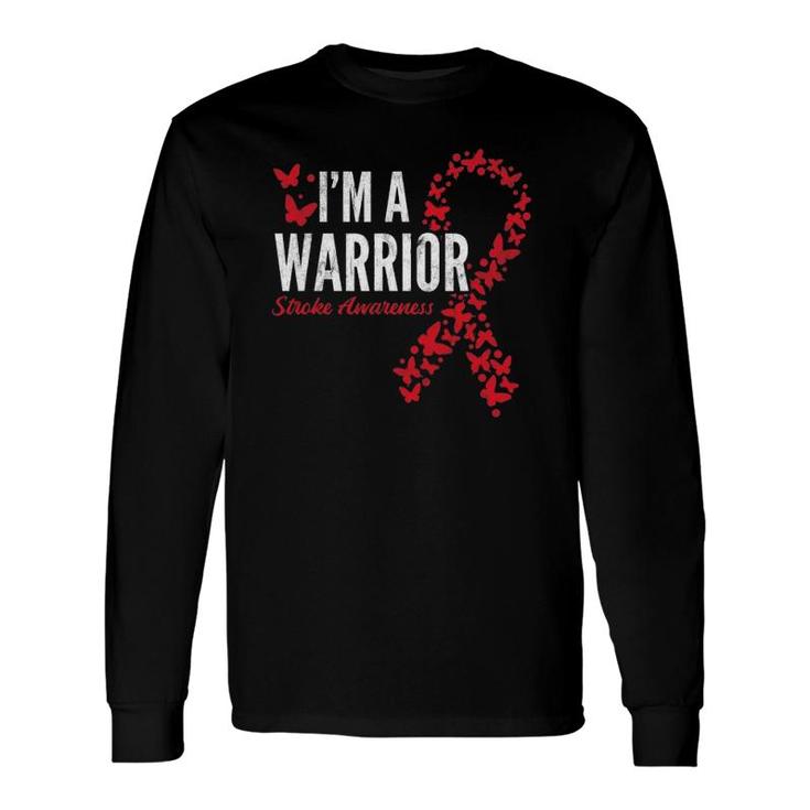 Warrior Stroke Awareness Stroke Survivor Long Sleeve T-Shirt T-Shirt
