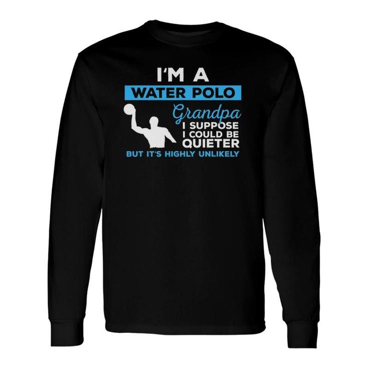 Water Polo Grandpa Waterpolo Sport Player Long Sleeve T-Shirt T-Shirt