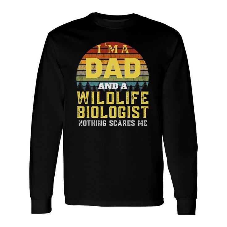 Wildlife Biologist Dad Vintage Long Sleeve T-Shirt T-Shirt