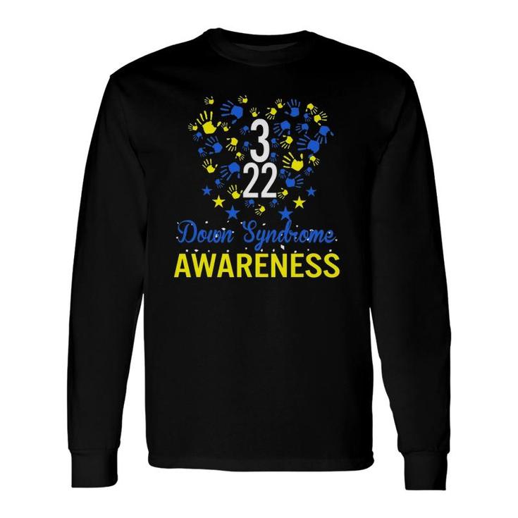 World Down Syndrome Awareness Costume March 22 Teacher Long Sleeve T-Shirt T-Shirt