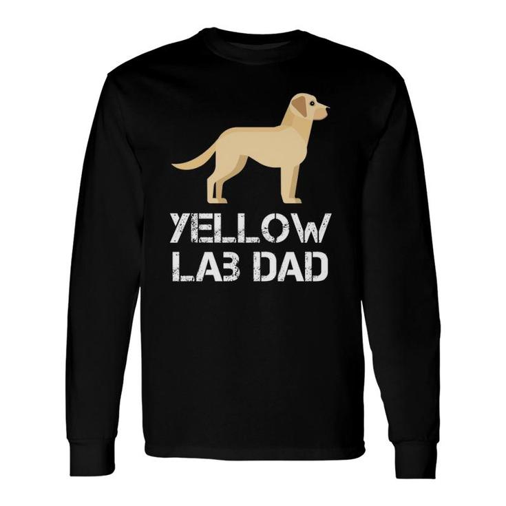 Yellow Lab Dad Dog Owner Hooded Long Sleeve T-Shirt T-Shirt