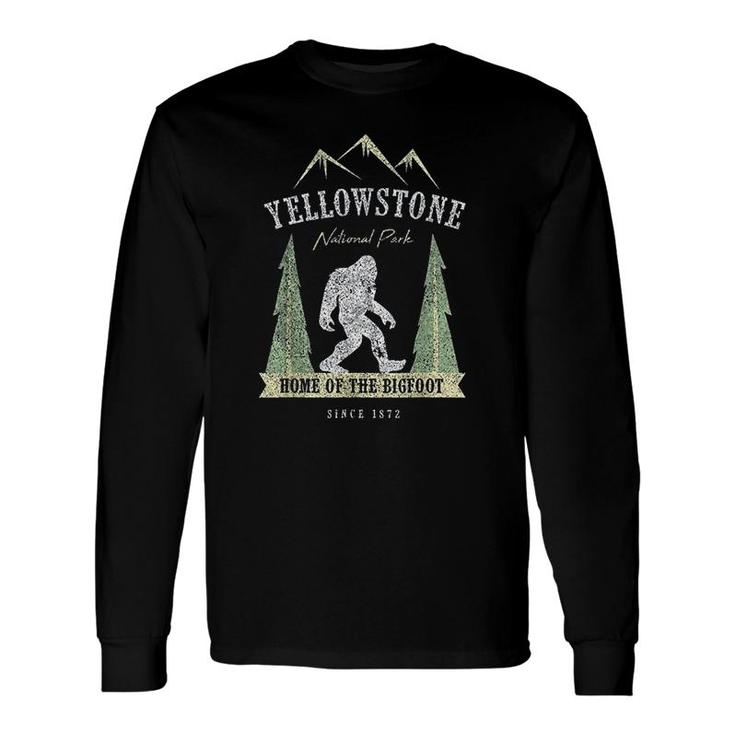 Yellowstone National Park Bigfoot Montana Long Sleeve T-Shirt T-Shirt