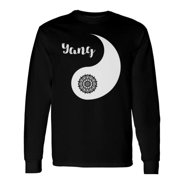 Yin & Yang For Valentine Cute Matching Couple Long Sleeve T-Shirt T-Shirt