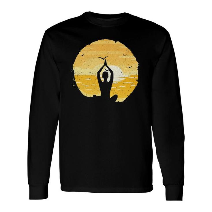 Yoga Sunset Meditation Zen Tank Top Long Sleeve T-Shirt