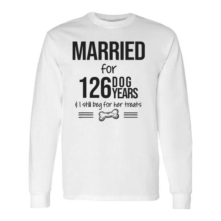 18 Year Anniversary , 18Th Wedding Anniversary For Him Long Sleeve T-Shirt T-Shirt