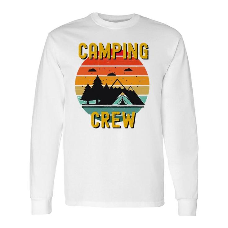 2021 Camping Crew Camper Road Trip Matching Group Long Sleeve T-Shirt T-Shirt