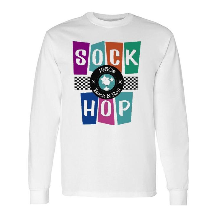 50S Sock Hop Clothing Retro 1950S Rockabilly Swing Long Sleeve T-Shirt