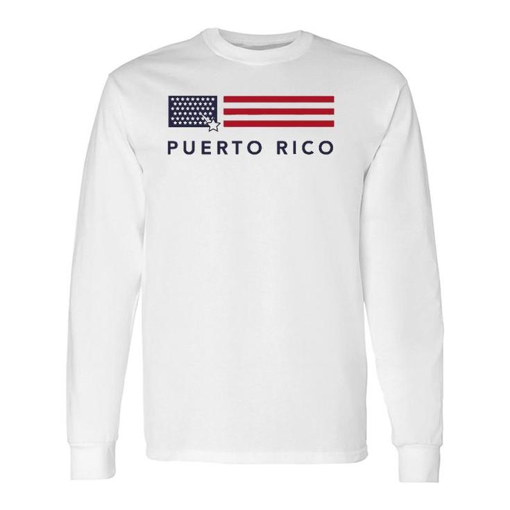 51St Star American Flag Puerto Rico Statehood Long Sleeve T-Shirt T-Shirt
