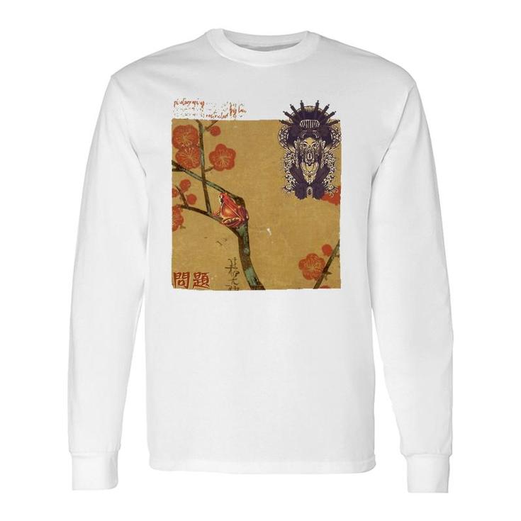 90S Vintage Japanese Aesthetic Grunge Streetwear Graphic Long Sleeve T-Shirt T-Shirt
