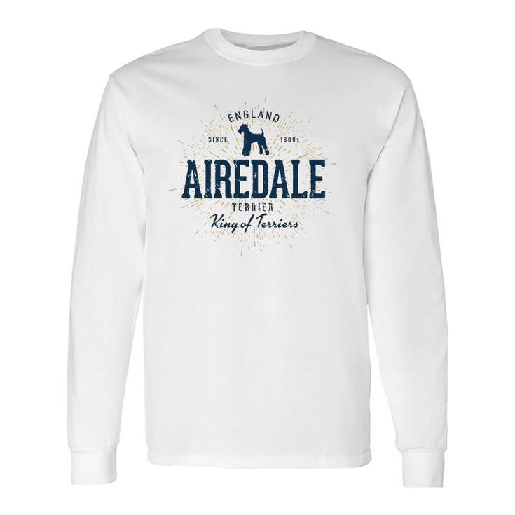 Airedale Terrier Vintage Airedale Long Sleeve T-Shirt T-Shirt