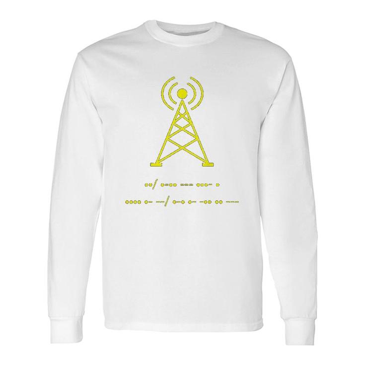 Amateur Ham Radio Morse Code Long Sleeve T-Shirt T-Shirt