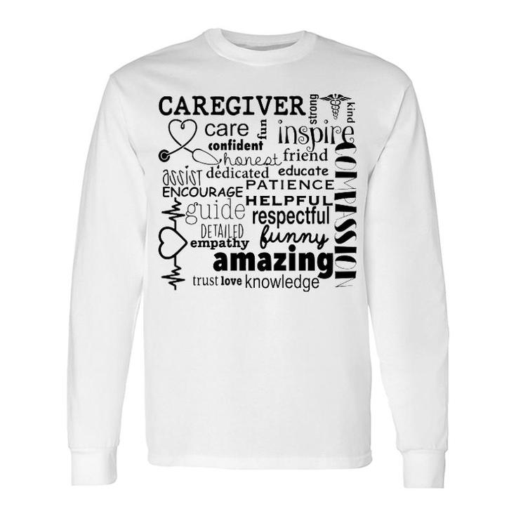 Amazing Caregiver Long Sleeve T-Shirt