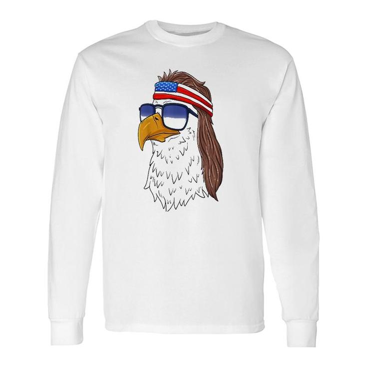 American Bald Eagle Mullet 4Th Of July Long Sleeve T-Shirt T-Shirt