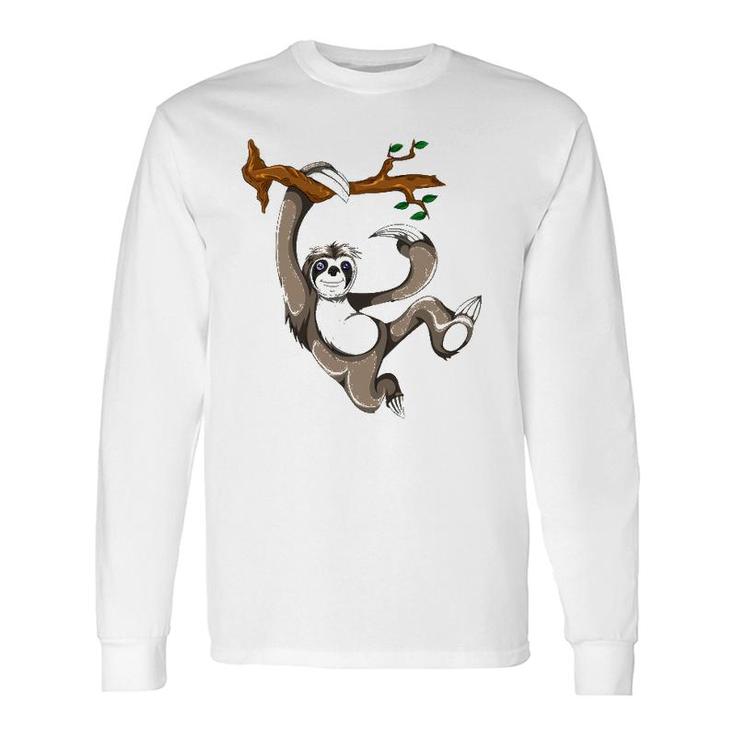 Animal Lover Zoo Keeper Idea Sloth Long Sleeve T-Shirt T-Shirt