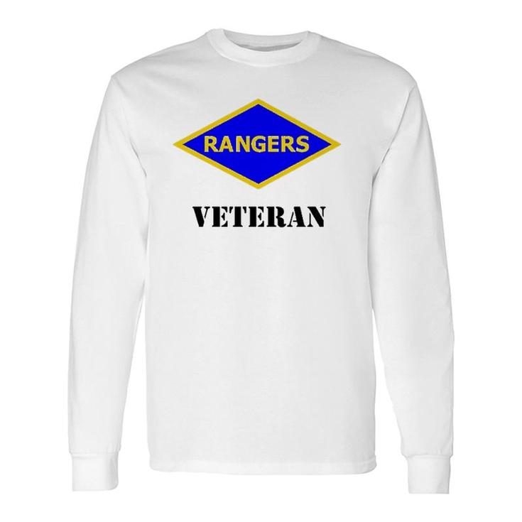 Army Ranger Ww2 Army Rangers Patch Veteran White Long Sleeve T-Shirt T-Shirt