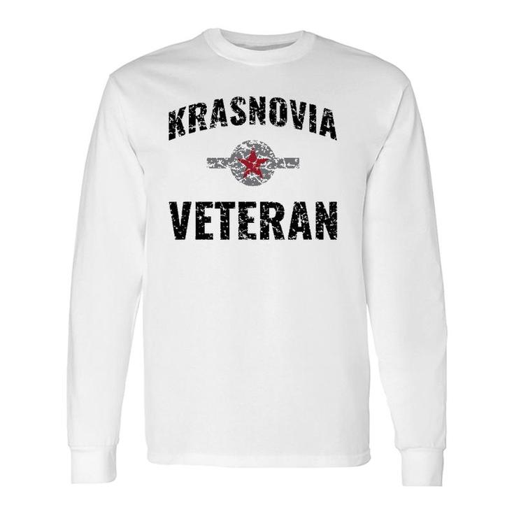 Army War In Krasnovia Veteran Long Sleeve T-Shirt T-Shirt
