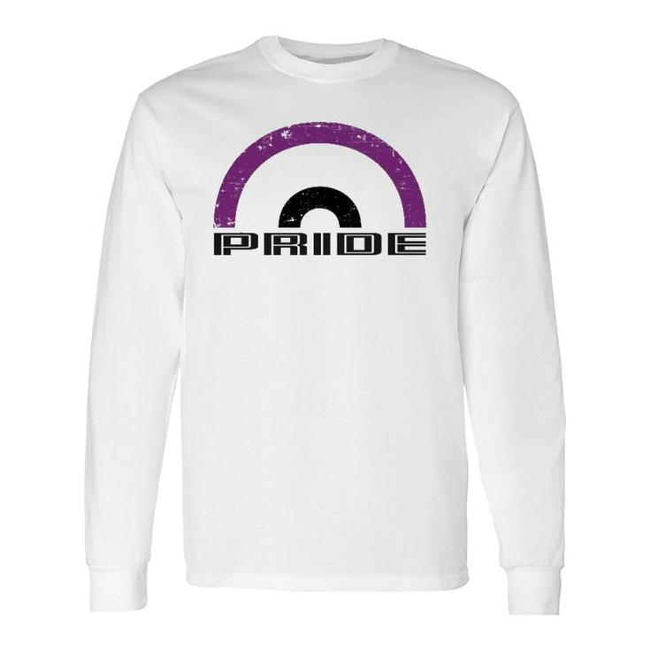 Asexual Pride Lgbt Distressed Rainbow Long Sleeve T-Shirt T-Shirt