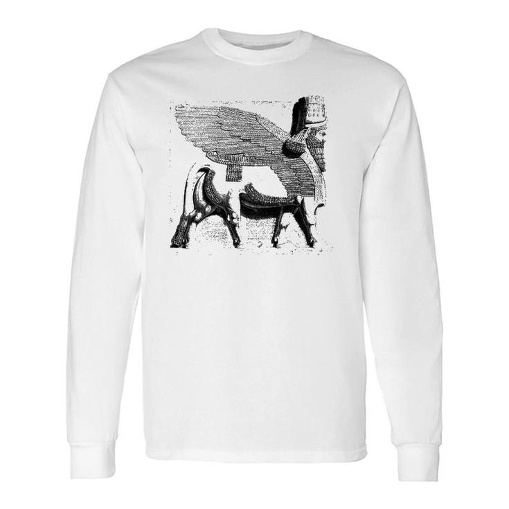 Assyrian Winged Bull Lamassu Iraq Iran Souvenir Long Sleeve T-Shirt T-Shirt