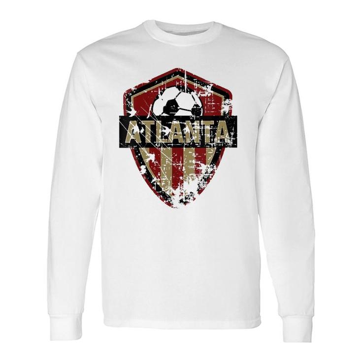 Atlanta Soccer Jersey Style United Football Fan Fc V-Neck Long Sleeve T-Shirt T-Shirt