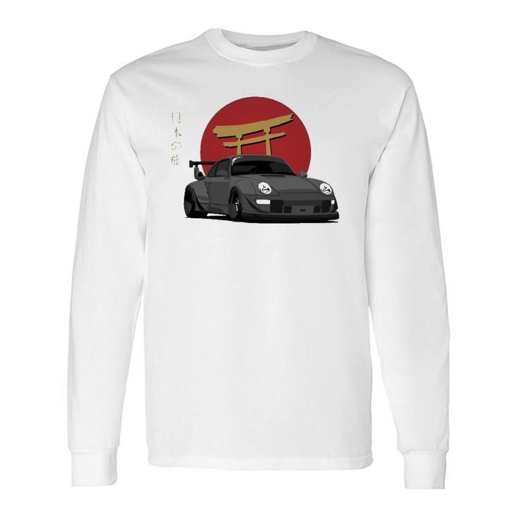 Automotive Retro German Jdm Tuning Wear Vintage Race Car Long Sleeve T-Shirt T-Shirt