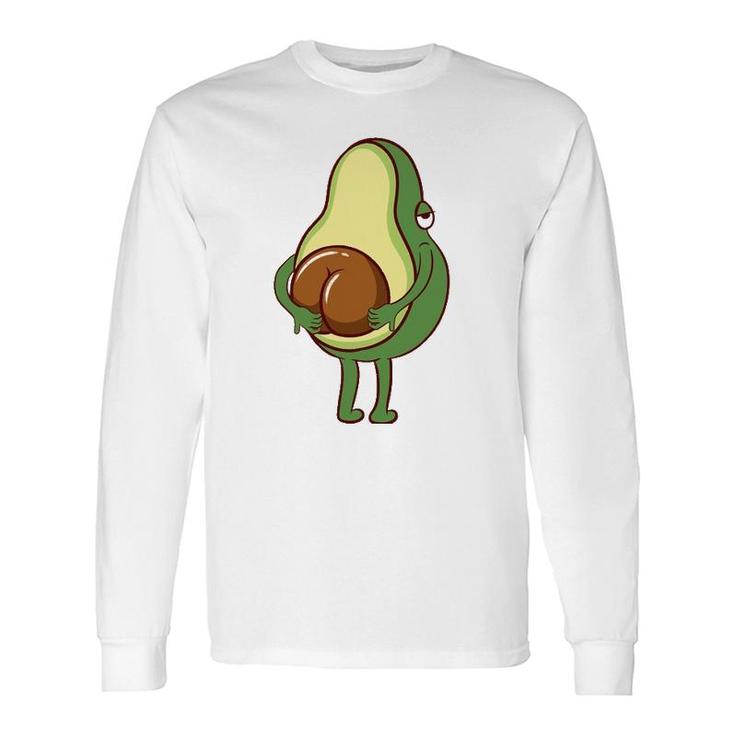 Avocado Costume Vegan Vegetarian Cute Fresh Avocado Long Sleeve T-Shirt T-Shirt