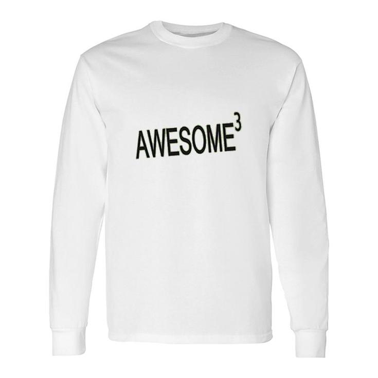 Awesome Cubed Math Long Sleeve T-Shirt