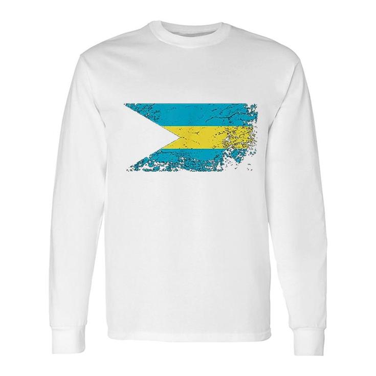 The Bahamas National Flag Long Sleeve T-Shirt T-Shirt