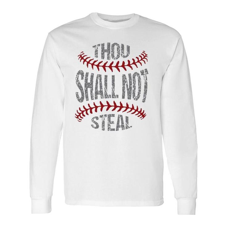 Thou Shall Not Steal Funny Baseball Catcher T Shirts, Hoodies, Sweatshirts  & Merch