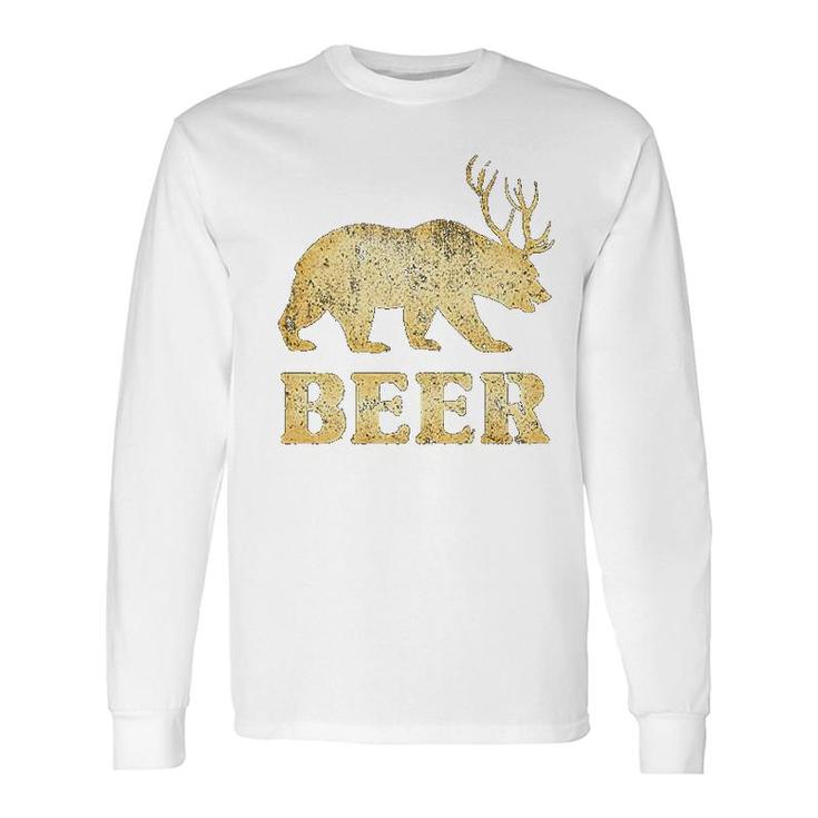 Bear Deer Beer Long Sleeve T-Shirt